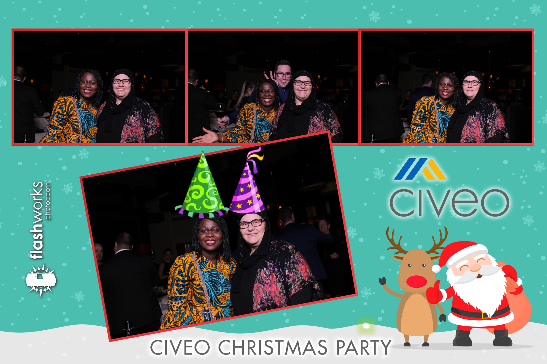 CIVEO Christsmas Party | View more photos from the event at gallery.flashworksphotobooth.com/u/FlashworksPhotoboothInc/CIVEO-Christsmas-Party